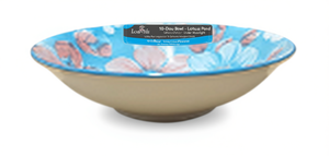 Lomris Set di 10 Ciotole in Ceramica Fatte a Mano con Motivo Lago di Loto al Chiaro di Luna - Product Image 1