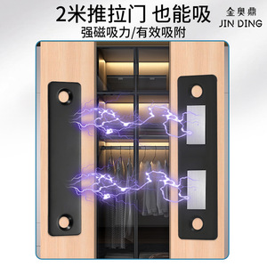 Cierre Magnético Invisible Jin Aoding para Puertas de Armario, de Hierro Niquelado, con Cierre Automático, Diseño Moderno y Simple - Product Image 2