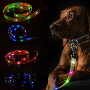 Correa LED Recargable para Perro, Collar Reflectante de Nailon para Mascotas, con Luces LED Iluminadoras, Material Simple de PVC, Novedad - Product Image 4