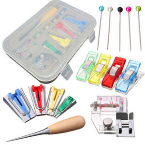 Quilting Edging And <b>Binding</b> Tool Set Plastic Portable Sewing <b>Machine</b> Accessories For Quilting - Product Image 1