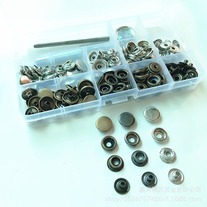 40 bộ Snap Fastener 201 #12.5mm kim loại Snaps nút + công cụ thiết lập ví túi lông quần áo kim loại Báo Chí Snaps - Product Image 3