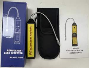 WJL-6000pro R22 R410 <span class=keywords><strong>R134a</strong></span> Gás Halogênio Vazamento <span class=keywords><strong>Detector</strong></span> De Vazamento De Halogênio Refrigerante Detectores R404a Indicador Freon Sniffer bateria - Product Image 5