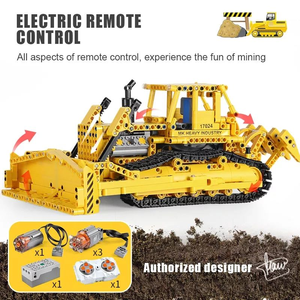 Moule roi 17024 1003 pièces ingénierie série RC D8K <span class=keywords><strong>Bulldozer</strong></span> camion voiture briques modèle technique éducatif jouet Festival cadeau - Product Image 6