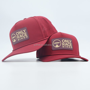Gorras de béisbol y golf impermeables de poliéster con logo cortado a láser, personalizables OEM/ODM para deportes al aire libre - Product Image 1