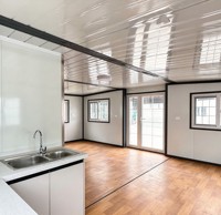 Maison conteneur extensible, écologique et imperméable, maison pliable mobile avec un bon service