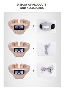 Alat Pijat Leher Penunjang Kardiovaskular - Emas, Lampu LED Merah, Pemanas Listrik, Kontrol Waktu untuk Meredakan Hipertensi - Product Image 5