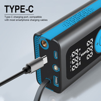 Portable Electric Automatic Tire Inflator Pump Wireless Air Compressor Car Motorcycle Bike Inflatables 150psi Digital Box