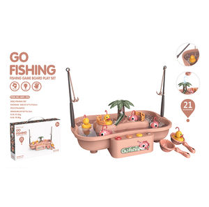 Jouets de pêche en plastique, 5 pièces, bon marché, poisson de canard pour enfants avec ensemble, été - Product Image 5