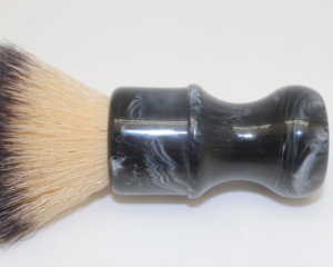 JDK-<span class=keywords><strong>Blaireau</strong></span> synthétique en obsidienne avec manche en résine disponible dans une boîte d'emballage écologique, ensemble de blaireaux de <span class=keywords><strong>rasage</strong></span> complet pour hommes - Product Image 4