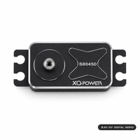 Servomoteur sans noyau XQ-POWER XQ-S8045D 45KG, engrenage en acier inoxydable, étanche, aluminium CNC, haute vitesse, pour RC Crawler Monster Truck 8.4V