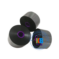 TTO Overprinter 55*600 Ruban d'imprimante thermique en résine de cire de couleur noire pour imprimante Domino Videojet