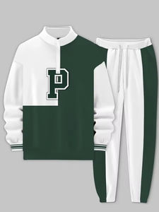 לוגו מותאם אישית של גברים זוג כותנה אורגני כותנה בגדי ספורט בגד בגד בגד בגד גוף סלון - Product Image 5