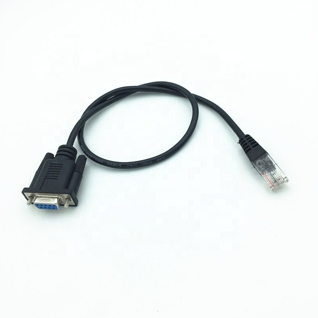 DB9 to RJ45 Ethernet Cable RJ45 to DB9 RS232 Network Console Cable for CISCO Switch Router