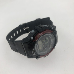 Childrens Digital Watch Black Silicone Strap Sport Electronic Timer For Boys Girls Student Fashion Watch - Product Image 1