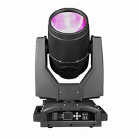 Mini Proyector Halógeno IP65 para Exteriores, Resistente al Agua, Haz de Luz Ajustable, 350W 17r Pro, Cabezal Móvil, Control DMX512, Doble Prisma, para Eventos Escénicos