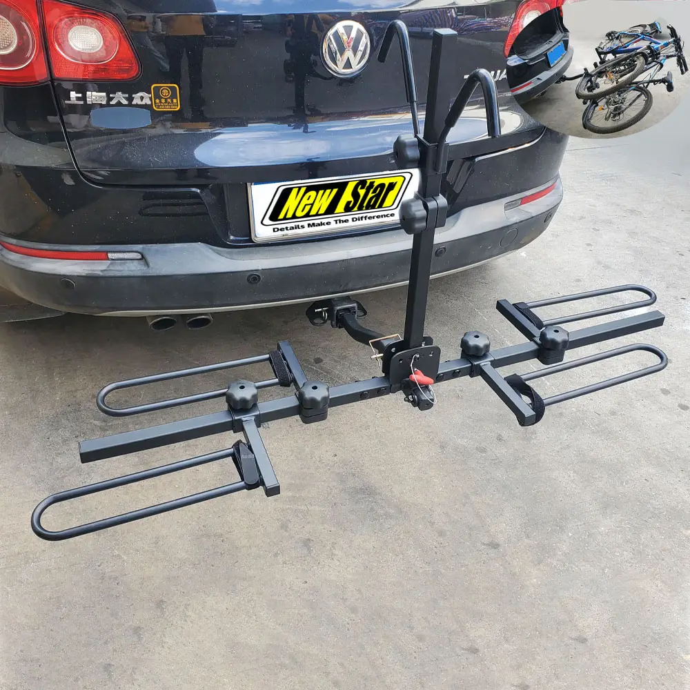 OEM Hersteller 90lbs Plattform Stil Auto Geländewagen Limousine Rack 2 Dirt Bike Anhänger kupplung montiert Fahrrad träger