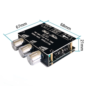 RXT ZK-PT1 <span class=keywords><strong>BT</strong></span> 5.0 音频模块双通道立体声调音板音量控制器高低音放大器60W - Product Image 1