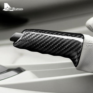 Cache-Poignée de Frein à Main de Remplacement en Véritable Fibre de Carbone Dur pour Intérieur <span class=keywords><strong>BMW</strong></span> E90 E92 E60 E63 E64 E81 <span class=keywords><strong>E82</strong></span> E88 E91 E87 F20 F30 F34 F36 - Product Image 3