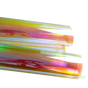 Film dicroico materiale PET ecologico <span class=keywords><strong>pellicola</strong></span> <span class=keywords><strong>decorativa</strong></span> iridescente arcobaleno <span class=keywords><strong>per</strong></span> finestre e <span class=keywords><strong>vetri</strong></span> - Product Image 5
