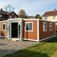 Ventes chaudes Maison en béton préfabriquée Prête à l'emploi 3 chambres Maisons modulaires préfabriquées Maisons minuscules extensibles Maison conteneur mobile