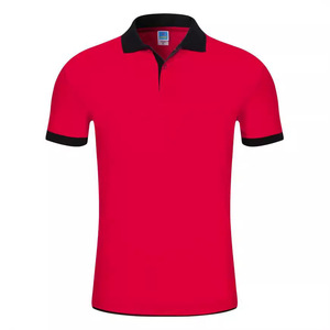 Tùy Chỉnh In Cotton Có Cổ Ngắn Tay T-Shirts Mỏng Phù Hợp Cho Polo Đồng Phục Thêu Logo Nhà Máy Workwear Dệt Kim - Product Image 2