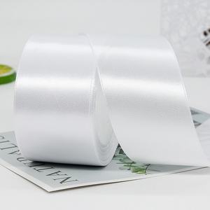 Cinta de Satén al por Mayor de 5cm, de una Sola Cara, de Poliéster, para Accesorios de Ropa, Decoraciones de Boda, Cajas de Regalo - Product Image 5