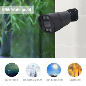 4百万ピクセルPOEフルカラーナイトビジョン双方向オーディオデュアルフラッシュアラームOVINFプロトコルネットワーク防犯カメラ - Product Image 4