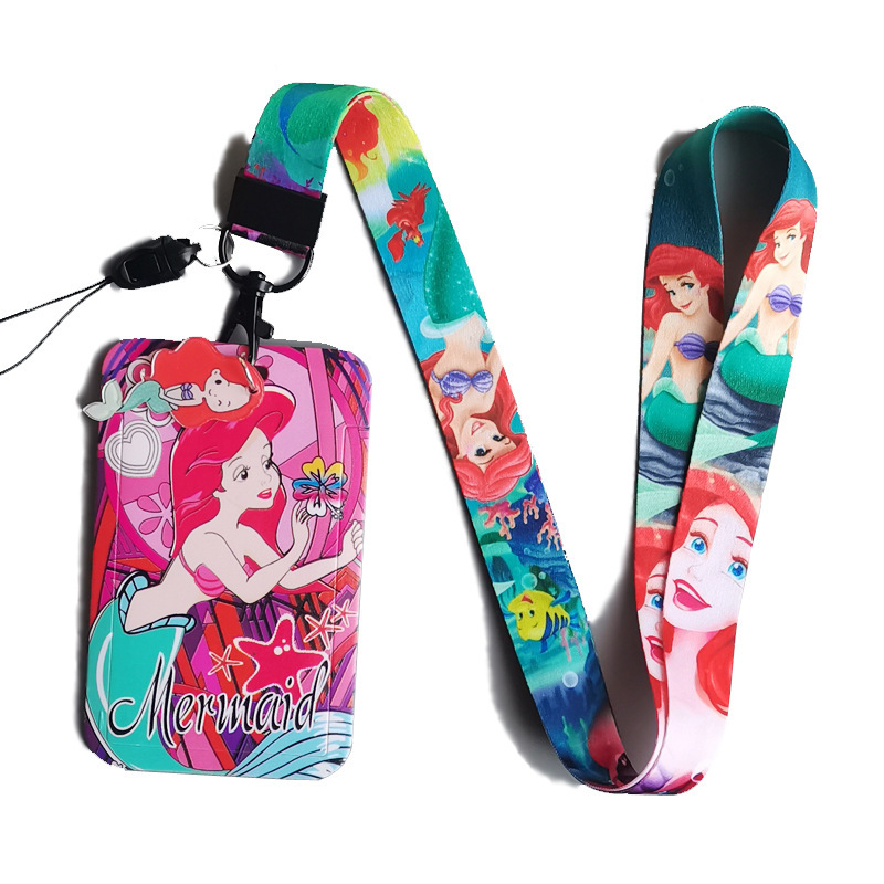 Cute Satin Durable Long Lanyard Mobile Phone Octopus Student Work Cards Image 5