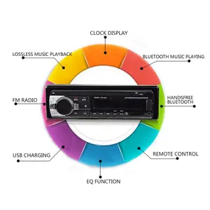 Universel Voiture MP3 Lecteur Autoradio JSD-520 Numérique BT FM Radio Stéréo Musique Audio USB/SD avec le Tableau De Bord Entrée AUX