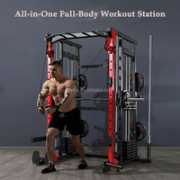 Machine Smith multifonctionnelle en métal Zoshine pour usage domestique et commercial, banc de musculation, appareil d'entraînement aux squats pour la musculation