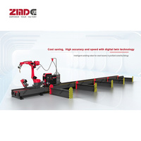 ZMDE Venta caliente 6 Axis H Beam Máquina de soldadura robótica Robot de soldadura móvil automático Estación de trabajo de soldadura robótica
