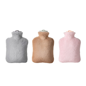 Hot Water Bottle Thickened Plush Cover Anti Scalding For Home Use Whole Body Warming - Product Image 5