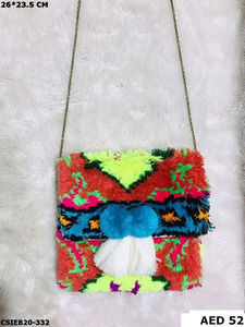 Sacs à bandoulière exclusifs en coton dari faits à la main avec un style tendance écologique - Product Image 2