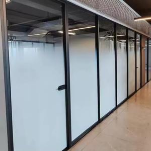Película de Privacidad para Ventanas de Vidrio Autoadhesiva con Degradado de Niebla PET de 210 cm de Altura, Decoración Moderna para Ventanas de Oficina - Product Image 1