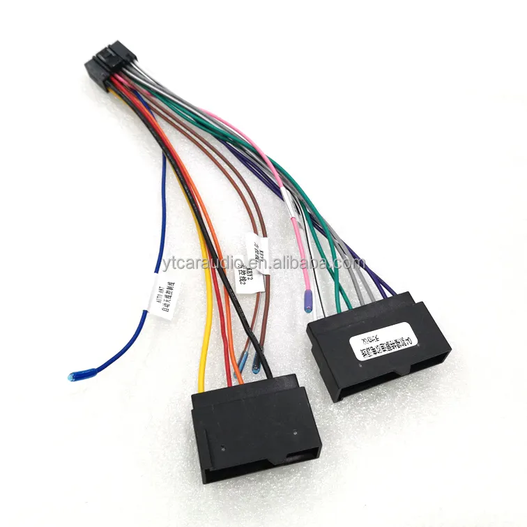 Mobil Audio Wiring Harness untuk Ford Mondeo 04-07 Aftermarket 16pin CD/DVD Radio Stereo Instalasi Wire Adapter