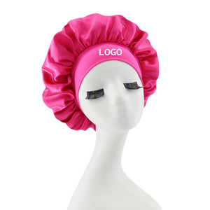 <span class=keywords><strong>Bonnet</strong></span> <span class=keywords><strong>de</strong></span> <span class=keywords><strong>bain</strong></span> élégant en satin <span class=keywords><strong>de</strong></span> soie pour femmes avec logo personnalisé large <span class=keywords><strong>bandeau</strong></span> élastique <span class=keywords><strong>bonnet</strong></span> <span class=keywords><strong>de</strong></span> cheveux pour <span class=keywords><strong>bonnet</strong></span> <span class=keywords><strong>de</strong></span> douche accessoire <span class=keywords><strong>de</strong></span> soin des cheveux - Product Image 3