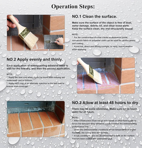 Revestimiento Impermeable Transparente <span class=keywords><strong>para</strong></span> Paredes Exteriores y Alféizares de Ventanas, <span class=keywords><strong>Precio</strong></span> de Fábrica, Venta al por Mayor, Otros Materiales Impermeables - Product Image 3