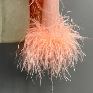 Cappotto di Pelliccia Primaverile di Lusso Jancoco per Donne, Camicia Trendy Personalizzata con Piume di Struzzo - Product Image 4