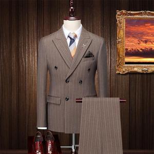 <span class=keywords><strong>Costume</strong></span> de Marié Slim Style Européen et Américain pour Hommes - Product Image 1