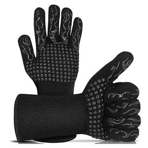 Guantes para horno BBQ Grill Guantes resistentes al calor Guantes para parrilla resistentes al corte - Product Image 2