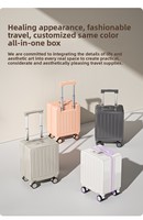 Maleta de Viaje Ligera para Niños, Equipaje con Ruedas de Neopreno de 14 Pulgadas, Diseño Minimalista de Lujo con Puerto USB