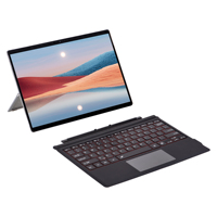 Clavier de tablette de jeu sans fil rétroéclairé avec pavé tactile, couverture LED 7 couleurs pour Microsoft Surface Pro 7/Pro6, nouvelles options de produits