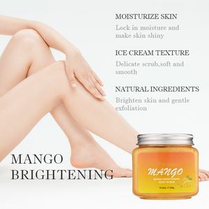 Crema Orgánica para el Cuidado de la Piel al por Mayor de Fábrica, 300g, Exfoliante Corporal con Ingredientes de Aguacate, Mango, Miel y Melocotón - Product Image 5