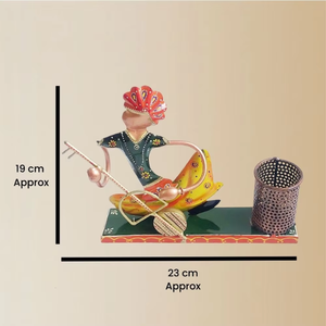 Juego de Músicos Tradicionales de Hierro Multicolor Langa, Decoración Hecha a Mano para Interiores, Hogar, Oficina, Hotel, Pedidos Personalizados al por Mayor, Premium - Product Image 2