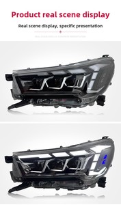 Funkywheel-Paire de phares à LED noirs Angel Eyes pour Toyota Hilux REVO 2025 - Product Image 3