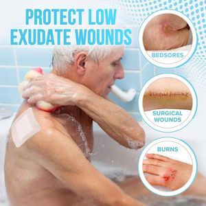 Gaun luka berperekat Pulau putih tahan air steril sekali pakai - Product Image 6