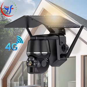 Network WIFI Security Surveillance <b>IP</b> PTZ CCTV Solar <b>Camera</b> Dual Lens Dual Screens PIR Human Tracking Low Power Outdoor 5MP 4G B - Product Image 1