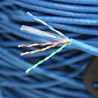 Cat6 SFTP 23AWG Kabel Twisted Pair Lapis Baja Luar Ruangan