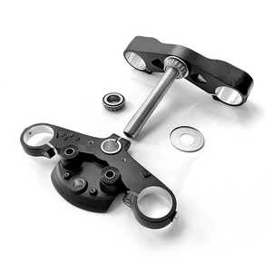 Ensemble de support de fourche inférieur/supérieur et de tige de fourche usinées CNC en alliage d'aluminium pour Harley-Davidson CVO Road Glide 121 - Product Image 5