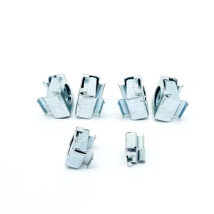 High Quality Stainless Steel 304 316 Anti Rust Zinc Plated M3 M4 M5 M6 M8 M10 M12 Square Lock Cage Nuts